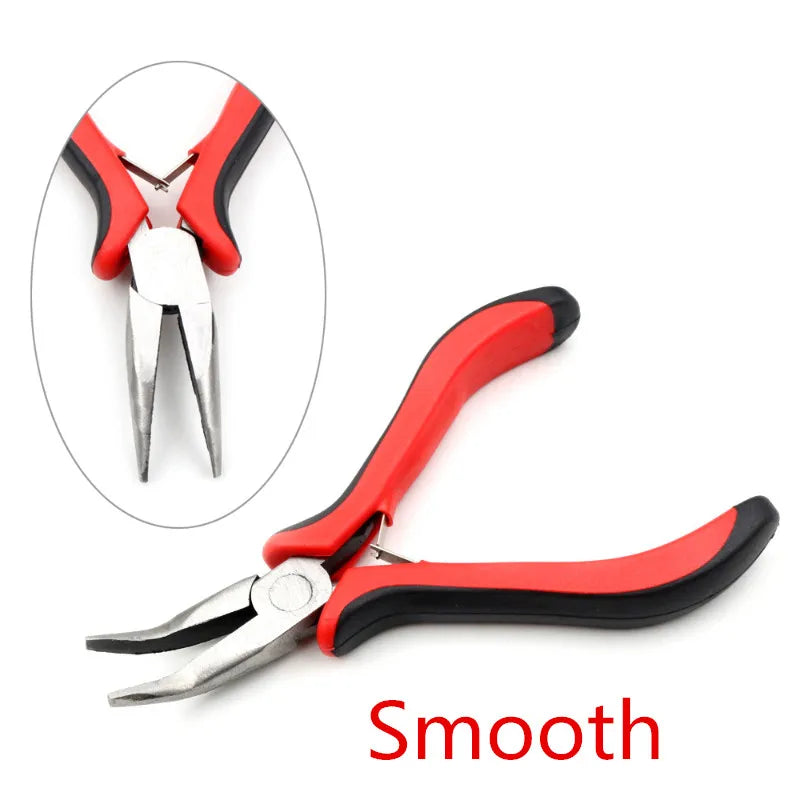 1 Piece Stainless Steel Needle Nose Pliers Jewelry Making Hand Tool Black 12.5cm