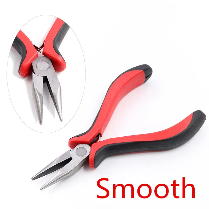 1 Piece Stainless Steel Needle Nose Pliers Jewelry Making Hand Tool Black 12.5cm